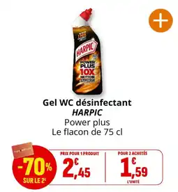 Coccinelle Supermarché HARPIC Gel WC désinfectant Power plus offre