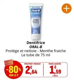 Coccinelle Supermarché Oral-B Dentifrice offre