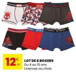 Stokomani MARVEL Boxers offre