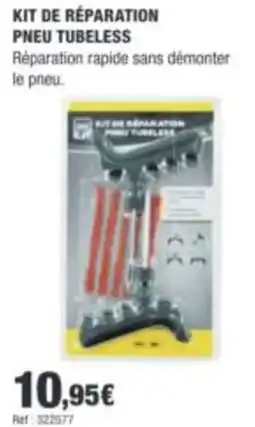 Autobacs KIT DE RÉPARATION PNEU TUBELESS offre