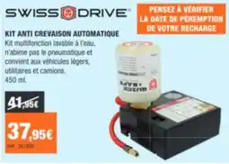 Autobacs SWISS DRIVE KIT ANTI CREVAISON AUTOMATIQUE offre
