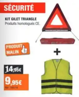 Autobacs KIT GILET TRIANGLE offre