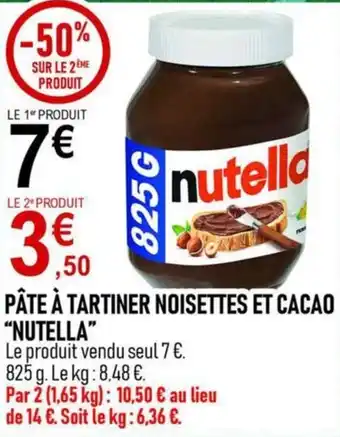 Nutella Pâte à tartiner noisettes et cacao
