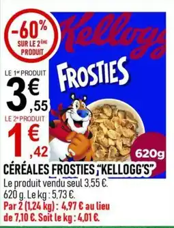 marché frais Géant Kellogg's Frosties offre