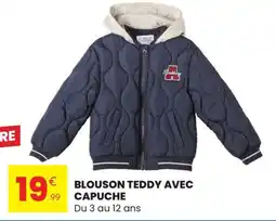 Stokomani Blouson teddy avec capuche offre