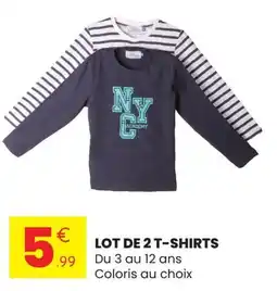 Stokomani Lot de 2 t-shirts offre