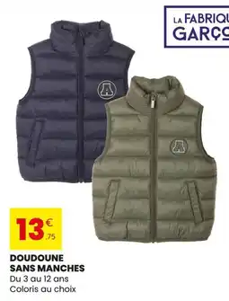 Stokomani LA FABRIQUE GARÇON Doudoune sans manches offre