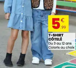 Stokomani T-SHIRT CÔTELÉ offre