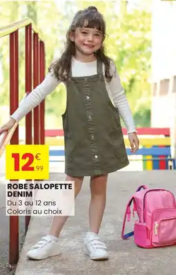 Stokomani ROBE SALOPETTE DENIM offre