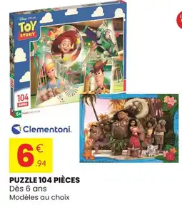 Stokomani Clementoni Puzzle 104 Pièces offre