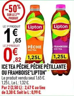marché frais Géant Lipton Ice Tea offre