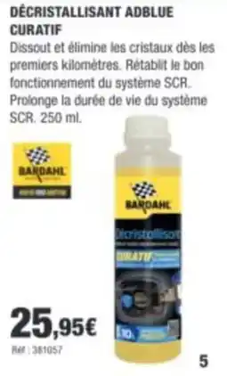 Autobacs BARD AHL Décrystallisant Adblue Curatif offre