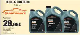 Autobacs AUTOBACS Huiles moteur offre
