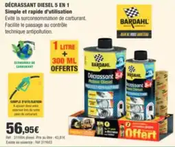 Autobacs BARD AHL Décrassant Diesel 5 en 1 offre