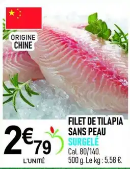 marché frais Géant FILET DE TILAPIA offre
