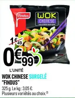 marché frais Géant Findus WOK CHINESE offre