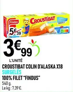 marché frais Géant Findus Croustibat offre