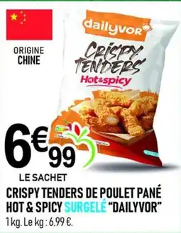 marché frais Géant DAILYVOR Crispy Tenders offre