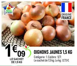 marché frais Géant OIGNONS JAUNES offre