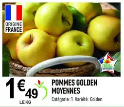 marché frais Géant POMMES GOLDEN offre