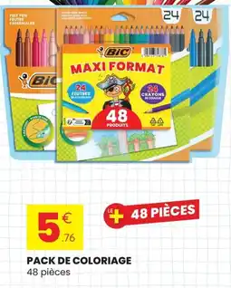 Stokomani BIC Pack de coloriage offre