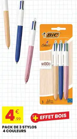 Stokomani BIC Stylos 4 couleurs offre