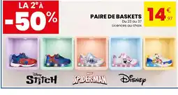 Stokomani Paire de baskets offre