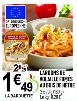 marché frais Géant Lardons de Volaille offre