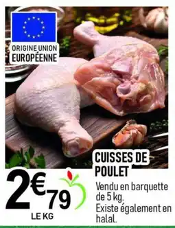 marché frais Géant CUISSES DE POULET offre