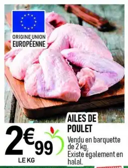 marché frais Géant Ailes de Poulet offre