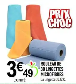 marché frais Géant Lingettes microfibres offre