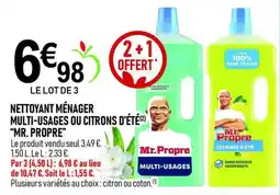 marché frais Géant Mr. Propre Nettoyant ménager offre