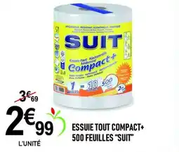 marché frais Géant SUIT Essuie tout Compact+ offre