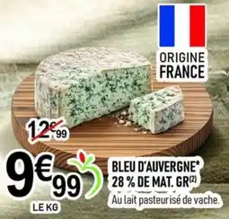 marché frais Géant BLEU D'AUVERGNE offre
