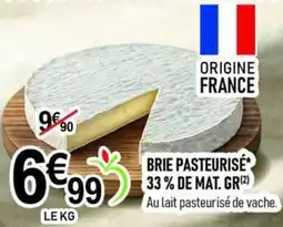 marché frais Géant BRIE PASTEURISÉ offre