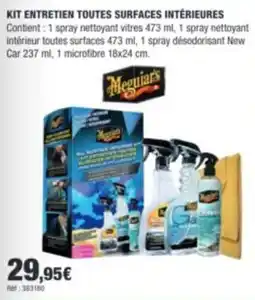 Autobacs Meguiar's Kit entretien toutes surfaces intérieures offre