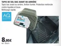 Autobacs AQ. AUTORACET Tapis de sol bac avant ou arrière offre