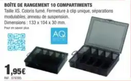 Autobacs AQ. BOÎTE DE RANGEMENT 10 COMPARTIMENTS offre