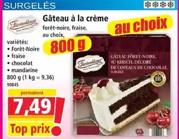 Norma Fürstenklasse gâteau à la crème offre