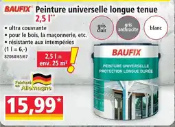 Norma Baufix peinture universelle longue tenue 2,5 l offre