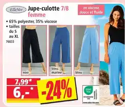 Norma Ellenor jupe-culotte 7/8 femme offre