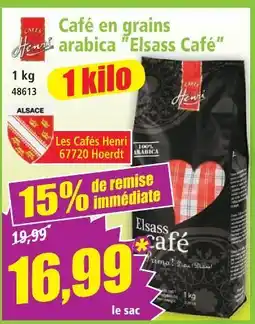 Norma Café en grains arabica elsass café offre