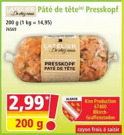 Norma Pâté de tête presskopf offre