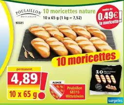 Norma Poulaillon 10 moricettes nature offre