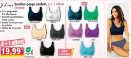 Norma J-line soutien-gorge confort, 4 + 1 offert femme offre