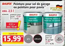 Norma Baufix peinture pour pavés offre