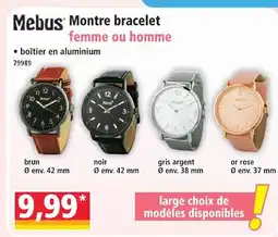 Norma Mebus montre bracelet femme ou homme offre