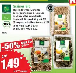 Norma Bio sonne graines bio offre