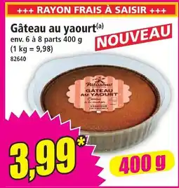 Norma Gâteau au yaourt offre