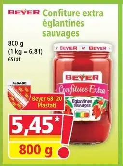 Norma Beyer confiture extra églantines sauvages offre